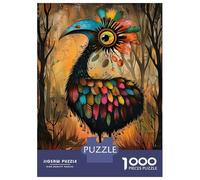 Rompecabezas para Adultos De 1000 Piezas Vibrant Forest Dodo Rompecabezas para Adultos Juegos Divertidos Difícil Difícil Regalos De Cumpleaños Y Únicos 52x38cm/1000pcs