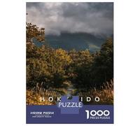 Rompecabezas para Adultos De 1000 Piezas Vibrant Forest Waterfall Rompecabezas para Adultos Juegos De Relajación Desafío Difícil Juego Desafiante Regalos 52x38cm/1000pcs