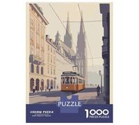 Rompecabezas para Adultos De 1000 Piezas Vienna Austria Travel Rompecabezas para Adultos Juego Práctico Corte De Precisión Oferta como Regalo para Toda La Familia 70x50cm/1000pcs