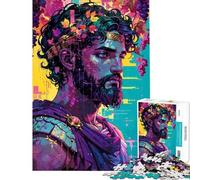 Rompecabezas para Adultos de 1000 Piezas Vineyard King︰ Dionysus Trascendent Rompecabezas para Adultos Juego Familiar Una Obra de Arte Gran Regalo para los Amantes de los Juegos (Tamaño 50x75cm)