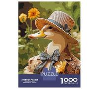Rompecabezas para Adultos De 1000 Piezas Vintage Duck Rompecabezas para Adultos Juego Práctico Corte De Precisión 52x38cm/1000pcs
