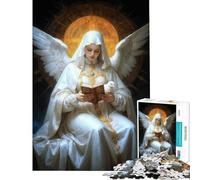 Rompecabezas para Adultos de 1000 Piezas Virgen Divina Difícil y desafiante Regalos para Mujeres Juguetes antiestrés para Mayores de 14 años 50x75cm