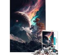 Rompecabezas para Adultos de 1000 Piezas Visiones Interestelares Juegos Divertidos y adictivos para Cultivar la Paciencia Excelentes Regalos y Juguetes para la decoración del hogar (tamaño 50x75cm)