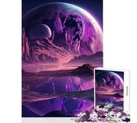 Rompecabezas para Adultos de 1000 Piezas Visiones Interestelares Juegos Familiares Juguete Difícil Decoración de Pared Adecuado para Decoración de Escritorio (38x26cm)