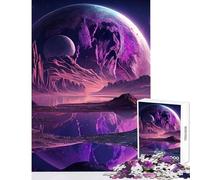 Rompecabezas para Adultos de 1000 Piezas Visiones Interestelares Juegos Familiares Juguete Difícil Decoración de Pared Adecuado para Decoración de Escritorio (38x52cm)