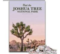 Rompecabezas para Adultos de 1000 Piezas Visita Joshua Tree, Ayuda al Cerebro a ejercitar, Juguetes adictivos para Cultivar la Paciencia, decoración, 50x75cm