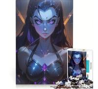 Rompecabezas para Adultos de 1000 Piezas Viuda Negra Mística Juegos educativos para la diversión Familiar colección de Artistas Bellas Artes 38x52cm