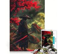 Rompecabezas para Adultos de 1000 Piezas Volcán Samurai Juego práctico Pero Divertido y humorístico Colección de Artistas Bellas Artes 50x75cm