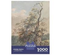 Rompecabezas para Adultos De 1000 Piezas Watercolor Landscape with Figures Rompecabezas para Adultos Juguetes Antiestrés Decoración del Hogar Juego Desafiante Regalos 70x50cm/1000pcs