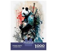 Rompecabezas para Adultos De 1000 Piezas Watercolors Panda 2 Rompecabezas para Adultos Juguetes Antiestrés Análisis Y Lógica Oferta como Regalos para Toda La Familia 52x38cm/1000pcs
