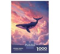 Rompecabezas para Adultos De 1000 Piezas Whale in The Sky-2 Rompecabezas para Adultos Juego Práctico Difícil Difícil Cumpleaños Y Navidad 70x50cm/1000pcs