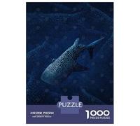 Rompecabezas para Adultos De 1000 Piezas Whale Sharks Rompecabezas para Adultos Juego De Ingenio Regalos para Mujeres 52x38cm/1000pcs