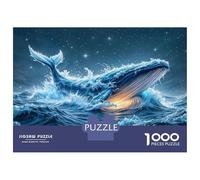 Rompecabezas para Adultos De 1000 Piezas Whale Watching Adventure Rompecabezas para Adultos Juegos De Relajación Regalo De Cumpleaños Regalos para Reducir El Estrés 38x26cm/1000pcs