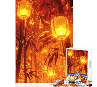 Rompecabezas para Adultos de 1000 Piezas When The Lantern Light Juguetes antiestrés Grandes Regalos y Juguetes Juego práctico con Piezas de Formas aleatorias Totalmente entrelazadas tamaño 38x52cm