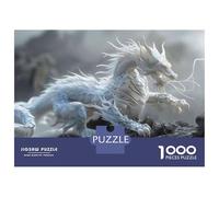 Rompecabezas para Adultos De 1000 Piezas White Dragon Statue for Sale Rompecabezas para Adolescentes Juegos Relajantes Pero Divertidos Y Humorísticos Desafiantes De Completar 52x38cm/1000pcs