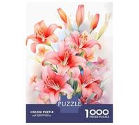 Rompecabezas para Adultos De 1000 Piezas Wild Lilies Flower Lily Rompecabezas para Adultos Juegos Familiares Montaje De Patrones Cumpleaños Y Navidad 70x50cm/1000pcs
