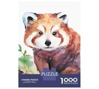 Rompecabezas para Adultos De 1000 Piezas Wild Red Panda Rompecabezas Juego De Ingenio Regalos para Mujeres Regalos De Juegos Desafiantes 52x38cm/1000pcs