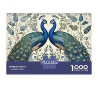 Rompecabezas para Adultos De 1000 Piezas William Morris Peacock Beige Rompecabezas para Adultos Juegos De Relajación Análisis Y Lógica Cumpleaños Y Navidad 52x38cm/1000pcs
