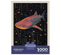 Rompecabezas para Adultos De 1000 Piezas Yayoi Kusama Whale Shark Rompecabezas para Adultos Juguetes Antiestrés Mejora La Memoria Oferta como Regalo para Toda La Familia 70x50cm/1000pcs