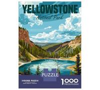 Rompecabezas para Adultos De 1000 Piezas Yellowstone National Park Rompecabezas para Adultos Juego Práctico Difícil Difícil Cumpleaños Y Navidad 38x26cm/1000pcs