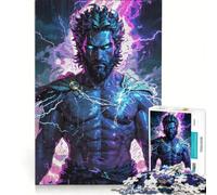 Rompecabezas para Adultos de 1000 Piezas Zeus Desatado︰ Furia Divina Juegos Familiares interacción Entre Padres e Hijos Lista de Deseos con Papá Noel 38x26cm