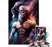 Rompecabezas para Adultos de 1000 Piezas Zeus y el león Diversión en casa para Toda la Familia Juego Educativo para Mayores de 14 años (38x26cm)