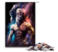 Rompecabezas para Adultos de 1000 Piezas Zeus y el león Divertido Rompecabezas Familiar Ideal para Adolescentes a Partir de 14 años 75x50cm