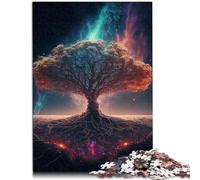 Rompecabezas para adultos de 2000 piezas, árbol del mundo Yggdrasil, juego intelectual de 27.56 x 39.37 pulgadas para adolescentes a partir de 14 años
