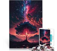 Rompecabezas para Adultos de 2000 Piezas Árbol Espacial Hecho de Papel,para y a Partir de 14 años Carrera de Velocidad de Mano Cumpleaños tamaño:70x100cm/27.5x39.3pulgada