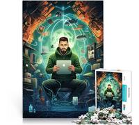 Rompecabezas para Adultos de 2000 Piezas Arte de Internet Hecho de cartón para Mayores de 14 años Juegos Divertidos Actividades Divertidas en casa, Regalos de cumpleaños, Regalos de Viaje.