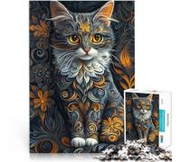 Rompecabezas para Adultos de 2000 Piezas Arte ESTÉTICO DE Gatos Entrena tu Cerebro y Tus Manos Toda la Familia. 70x100cm