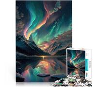 Rompecabezas para Adultos de 2000 Piezas Aurora Boreal Colorida Juguete Educativo de Aprendizaje Regalos de cumpleaños 70x100cm