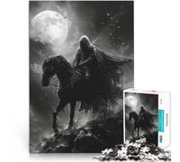 Rompecabezas para Adultos de 2000 Piezas “Caballero de la Muerte” Hecho de Papel,para Mayores de 14 años Juguete de desafío Una Obra de Arte。tamaño:70x100cm/27.5x39.3pulgada