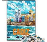 Rompecabezas para Adultos de 2000 Piezas, Cádiz, España, para Mayores de 14 años, Juegos educativos, Juguetes de Bricolaje, Obras de Arte, Regalo, 70x100cm
