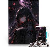 Rompecabezas para Adultos de 2000 Piezas Chica de Anime Oscura con pájaro Juguetes de Juego desafiantes Ideas de Regalos 70x100cm