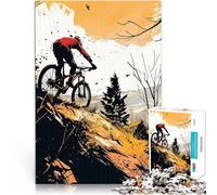 Rompecabezas para Adultos de 2000 Piezas Ciclismo Arte del Deporte de la Bicicleta Juegos de relajación Mejorar la Memoria 70x100cm