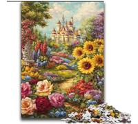 Rompecabezas para Adultos de 2000 Piezas con diseño de Flores y Girasoles, desafiantes, Divertidos y Divertidos, decoración única para el hogar y Regalos, 70x100cm