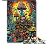 Rompecabezas para Adultos de 2000 Piezas con una Mezcla de Hongos psicodélicos Un Juego desafiante para Disfrutar en Familia Toda la Familia 70x100cm
