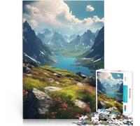 Rompecabezas para Adultos de 2000 Piezas Cumbres bañadas por el Sol Hecho de Papel，para Mayores de 14 años Juegos Familiares Regalos difíciles y difíciles para Mujeres y Hombres。tamaño：70x100cm