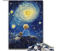 Rompecabezas para Adultos de 2000 Piezas de El Principito del Cielo Nocturno, Juguetes educativos para el Aprendizaje, Juegos Familiares, Juego Educativo para cumpleaños, Navidad, 70x100cm