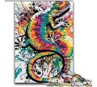 Rompecabezas para Adultos de 2000 Piezas, diseño de geco de Acuarela, para Mayores de 14 años, Juguete Educativo Intelectual descompresor, Gran Regalo, 70x100cm