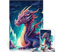 Rompecabezas para Adultos de 2000 Piezas Dragón Fantasía Galaxia 3 Juegos de relajación Cada Pieza es única: un desafiante y Divertido Juego Familiar 70x100cm