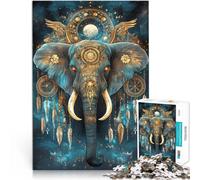 Rompecabezas para Adultos de 2000 Piezas Elefante Misterioso Juguete Educativo de Aprendizaje Juguetes de decoración del hogar 70x100cm