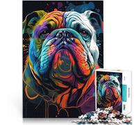 Rompecabezas para Adultos de 2000 Piezas Estilo Bulldog 3 para el Juguete de desafío de Juego Educativo Lista de Deseos con Papá Noel 70x100cm