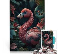 Rompecabezas para Adultos de 2000 Piezas Flamenco en Estilo Jungla 3 Difícil Difícil Decoración de Pared cumpleaños y Navidad 70x100cm