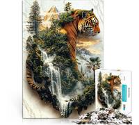 Rompecabezas para Adultos de 2000 Piezas Guardián del Poder de la Jungla Juego de Preguntas Regalos para Amigos y Familiares 70x100cm