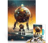 Rompecabezas para Adultos de 2000 Piezas Guerra de Robots Juegos Divertidos para la Familia Interacción Entre Padres e Hijos 70x100cm