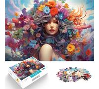 Rompecabezas para adultos de 2000 piezas, hermoso juego de preguntas de diosa es ideal como regalo para toda la familia de 27.56 x 39.37 pulgadas para adolescentes de 14 años en adelante
