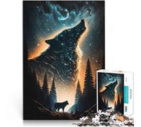 Rompecabezas para Adultos de 2000 Piezas Imagen de fantasía de Lobo Juegos Juguetes Regalo Interacción Entre Padres e Hijos 70x100cm