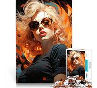 Rompecabezas para Adultos de 2000 Piezas Pintura de Mujer artística Juego práctico Actividades Divertidas en casa, Regalos de cumpleaños, Regalos de Viaje, 70x100cm